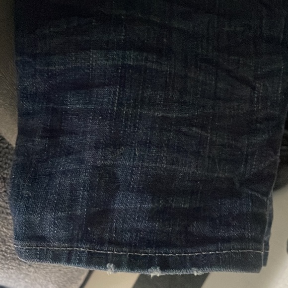 True religion dark blue jeans wide bottom - Picture 2 of 2